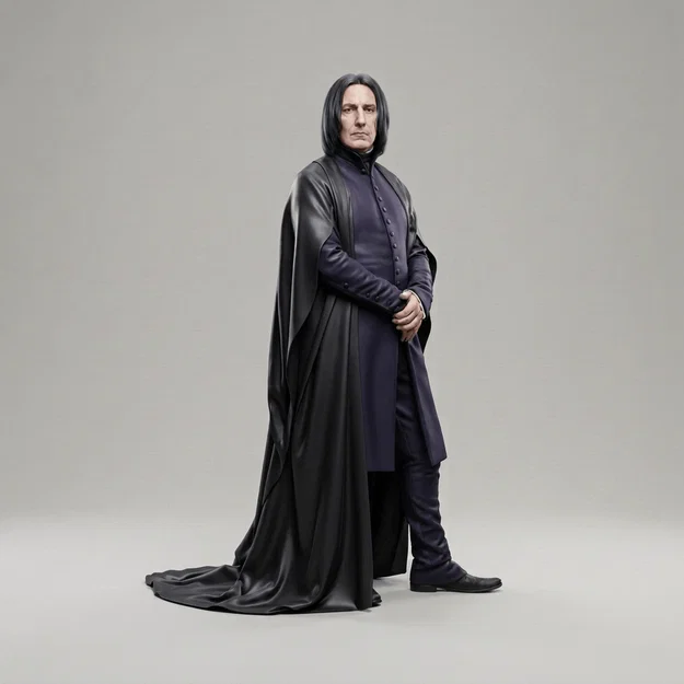 Mô hình 3D Giáo sư Snape (Harry Potter) sắc nét để in ấn - Image 1