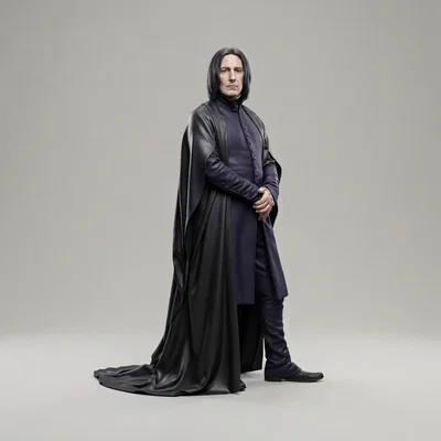 Mô hình 3D Giáo sư Snape (Harry Potter) sắc nét để in ấn