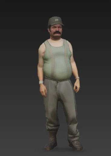 Mô hình nhân vật nông dân (Campesino) trong GTA 5 cao 10cm - Image 1