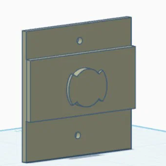 Giá treo tường Broadlink RM4 pro - Thiết kế nhỏ gọn, dễ in 3D