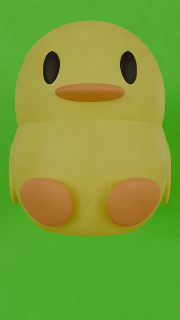 Mô hình chú vịt 3D tinh tế - Image 1