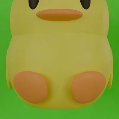 Mô hình chú vịt 3D tinh tế