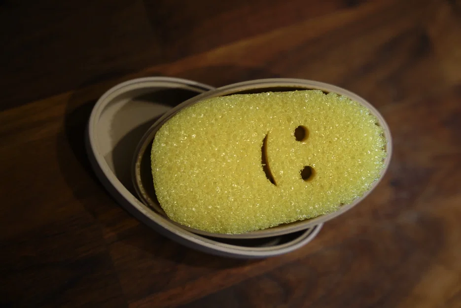 Giá đỡ Scrub baby - Hộp đựng miếng bọt biển Scrub Daddy - Image 1