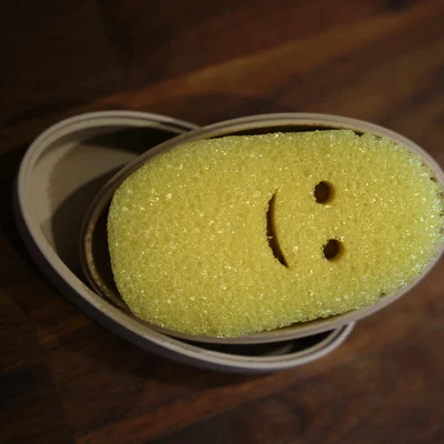 Giá đỡ Scrub baby - Hộp đựng miếng bọt biển Scrub Daddy