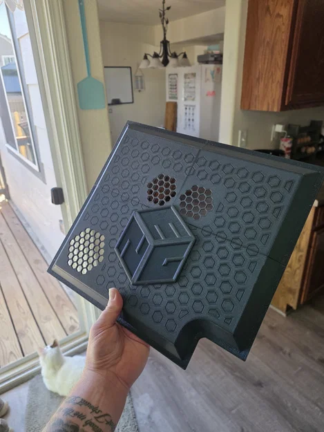 Logo E3NG trang trí nắp bảng mạch máy in Ender 3 NG v1.2 - Image 1