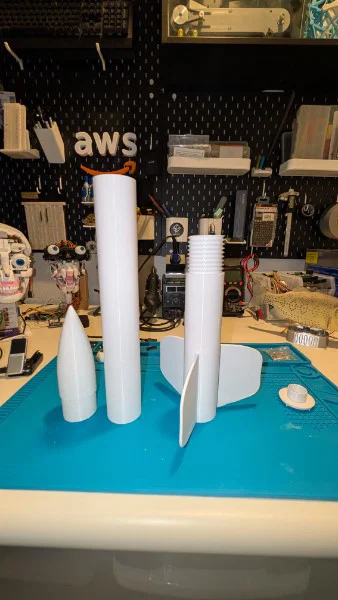 Tên lửa nghiên cứu mô-đun 700mm | Tối ưu cho động cơ 24mm E-Class - Image 3