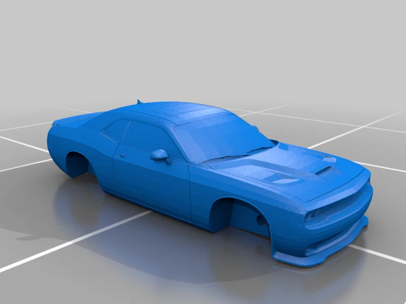 Mô hình xe Dodge Challenger Hellcat in 3D chi tiết cực đẹp - Image 2