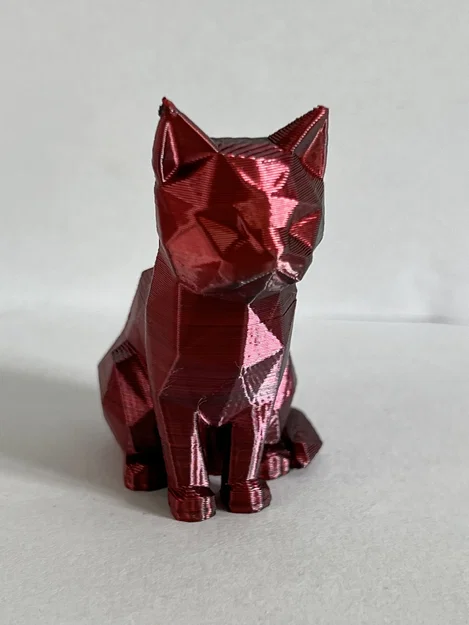 Mô hình Mèo Ngồi Lowpoly - Image 2