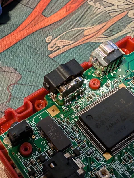 Spacer USB-C mod cho GBA SP (Tương thích với FunnyPlaying) - Image 3