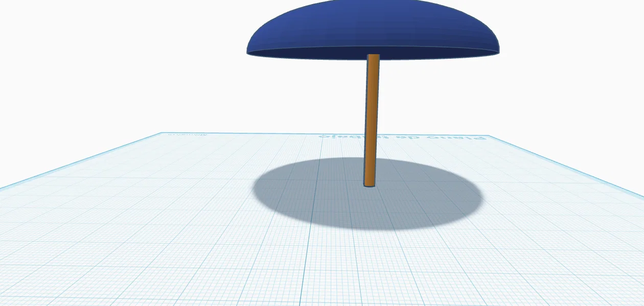 Phụ kiện dù che (umbrella) cho mô hình Dummy 13 in 3D - Image 1