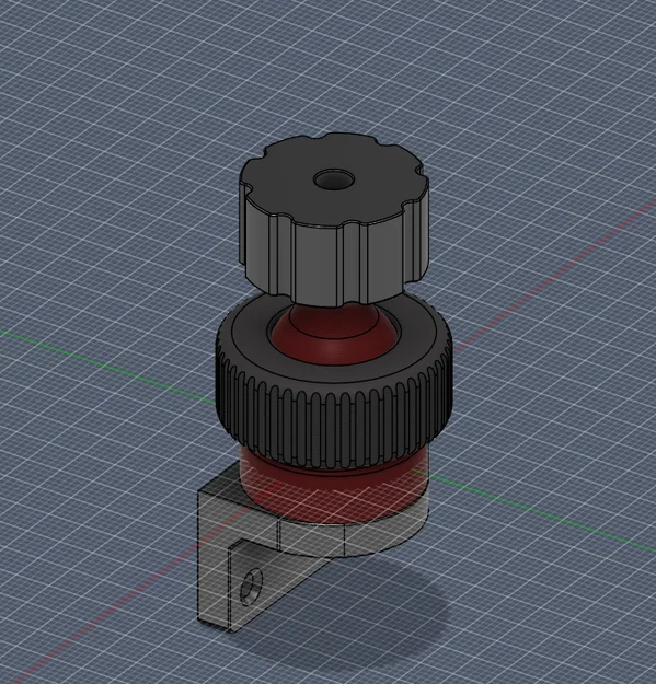 Khớp nối cầu (Ball-joint) có tích hợp ren M5 cho phụ kiện 3D - Image 1
