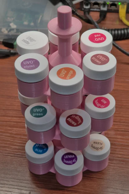 Giá đỡ xếp chồng (Stackable Holder) cho màu nhuộm Smooth-On 3D - Image 1