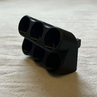 Khay 6 ngăn đựng chai lọ 21mm tương thích bảng treo Skådis