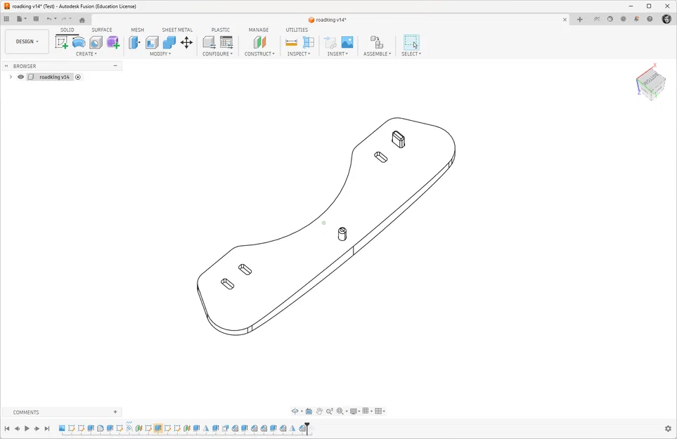 Ốp tay lái 3D cho xe Harley-Davidson Road King (Tương thích 61400159) - Image 3