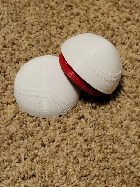 Hộp đựng đồ hình quả bóng chày (Baseball Container) in 3D độc đáo - Image 1