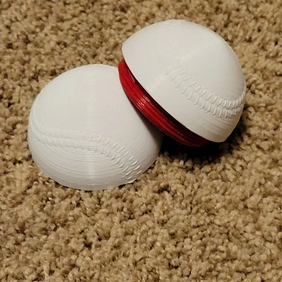 Hộp đựng đồ hình quả bóng chày (Baseball Container) in 3D độc đáo