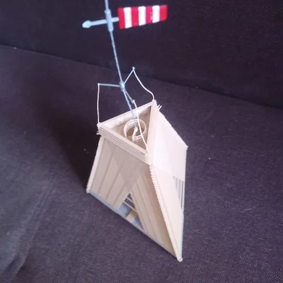 Mô hình tháp quan sát Bára II - Tái hiện kiến trúc 3D tinh xảo