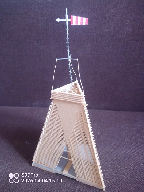 Mô hình tháp quan sát Bára II - Tái hiện kiến trúc 3D tinh xảo - Image 3