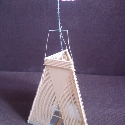 Mô hình tháp quan sát Bára II - Tái hiện kiến trúc 3D tinh xảo