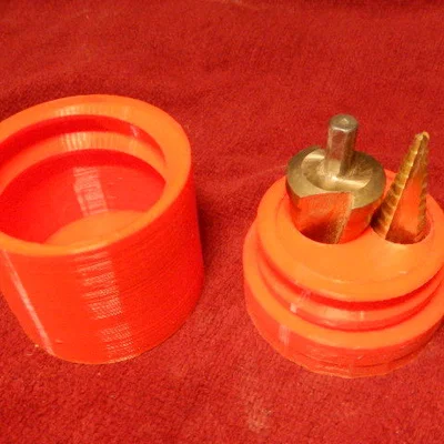 Khay Đựng Mũi Khoan Bước Step Drill Bit Holder - Tiện Lợi, Gọn Gàng