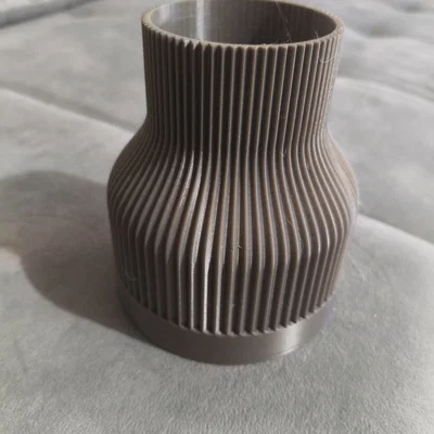 Bình Hoa Japandi Ribbed - Thiết Kế Tối Giản Hiện Đại