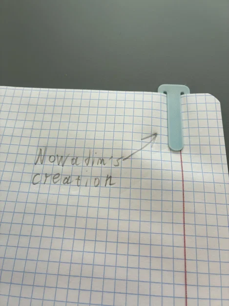 Kẹp đánh dấu trang sách (Bookmark) in 3D đơn giản và tiện dụng - Image 2