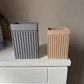 Hộp đựng đồ đa năng họa tiết sọc dọc - Mẫu in 3D trang trí hiện đại - Thumbnail 1