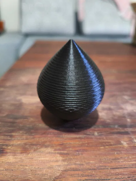 Đồ trang trí hình giọt nước gân nổi hiện đại - Image 2