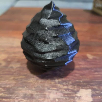 Trứng Phục Sinh 3D Họa Tiết Mộc Mạc