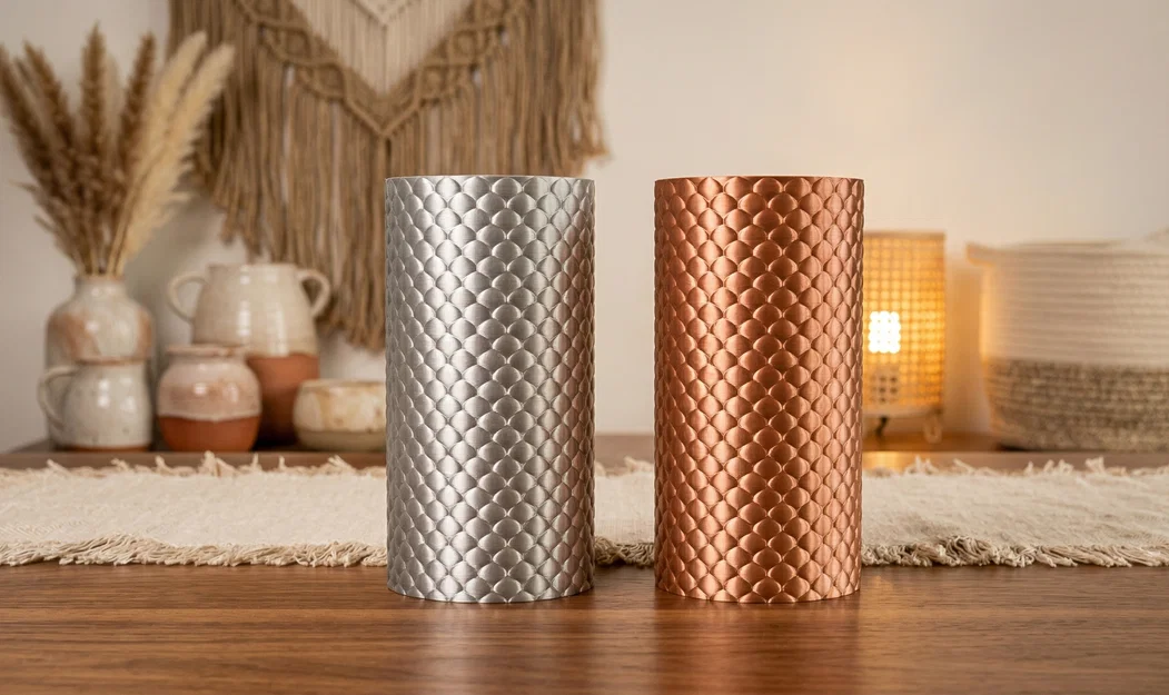 Chậu Cây Vảy Rồng Metallic Dragon Scale Planter - Image 1