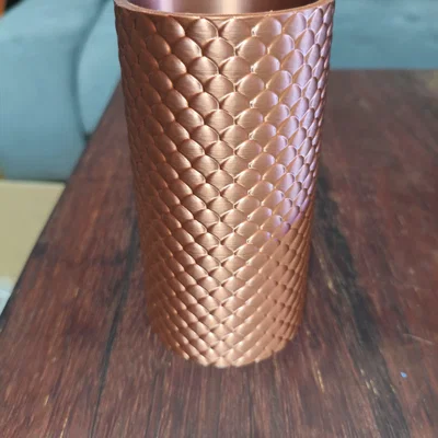 Chậu Cây Vảy Rồng Metallic Dragon Scale Planter