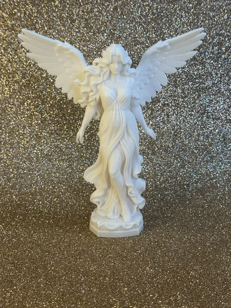Tượng Thiên Thần Thanh Lịch – Mô hình 3D điêu khắc chi tiết - Image 3