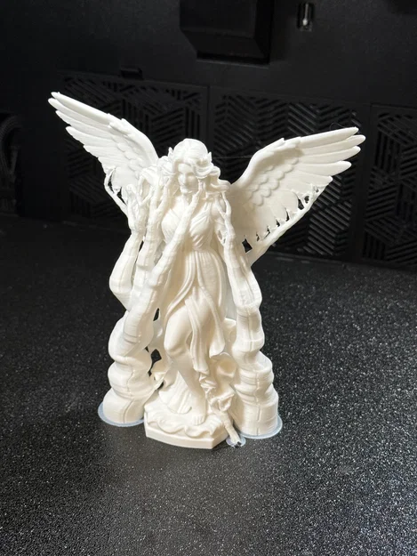 Tượng Thiên Thần Thanh Lịch – Mô hình 3D điêu khắc chi tiết - Image 4