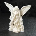 Tượng Thiên Thần Thanh Lịch – Mô hình 3D điêu khắc chi tiết - Thumbnail 4
