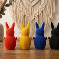 Tượng Thỏ Gân Phong cách Modern Boho – Trang trí Lễ Phục sinh - Thumbnail 1