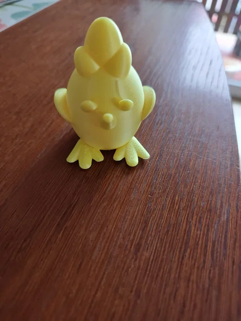 Tượng Chú Gà Con Trứng Phục Sinh Họa Tiết Filigree In 3D Sang Trọng - Image 2