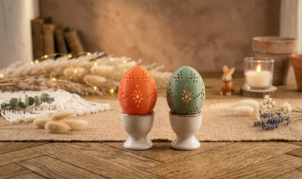 Trứng trang trí Lễ Phục sinh (Easter decorative standing eggs) - Image 2