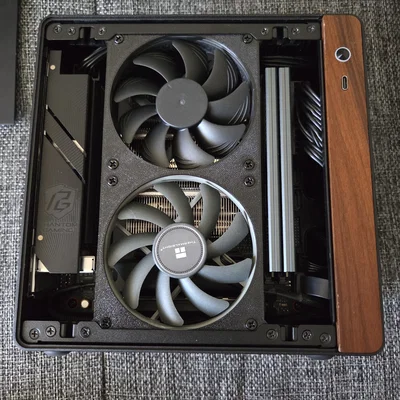Khung gắn 2 quạt 92mm cho vỏ case Jonsbo NV10