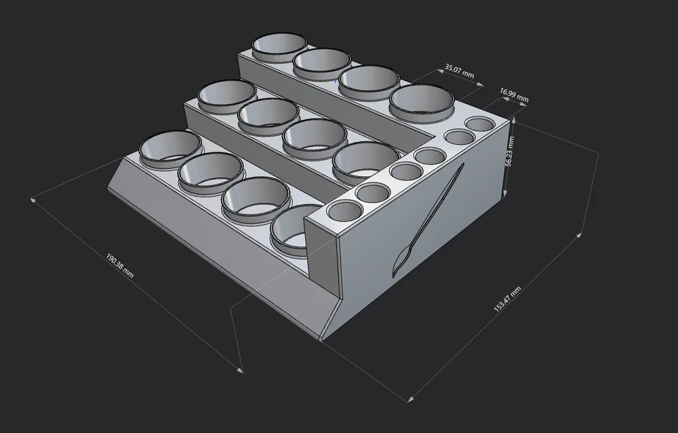 Khay Đựng Lọ Màu và Cắm Cọ Vẽ - Image 4