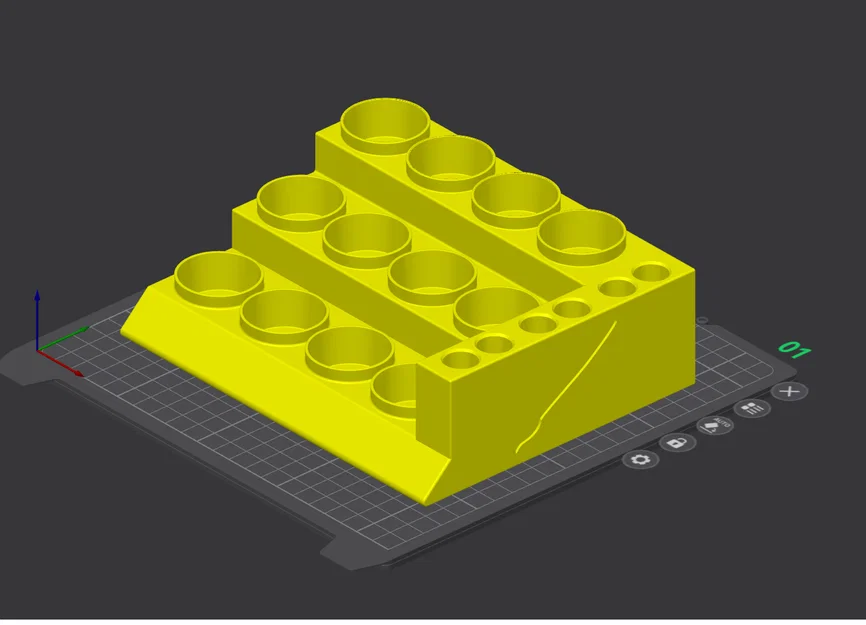 Khay Đựng Lọ Màu và Cắm Cọ Vẽ - Image 5