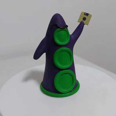 Mô hình Purple Tentacle từ tựa game Day of the Tentacle