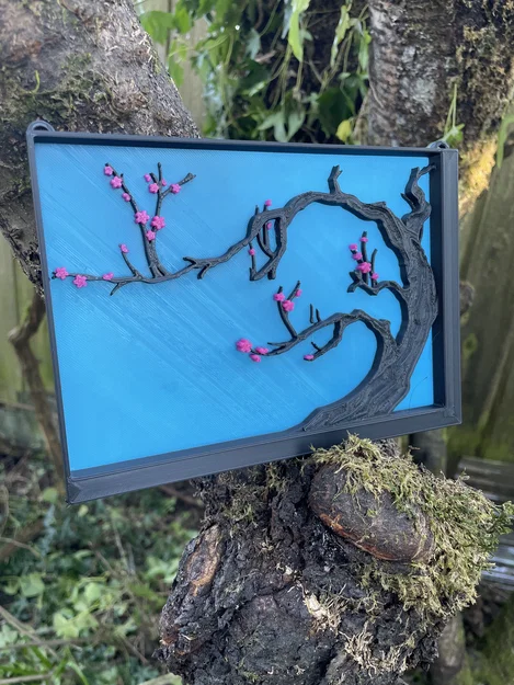 Tranh Hoa Anh Đào Nhật Bản - Dạng Ngang - Image 1