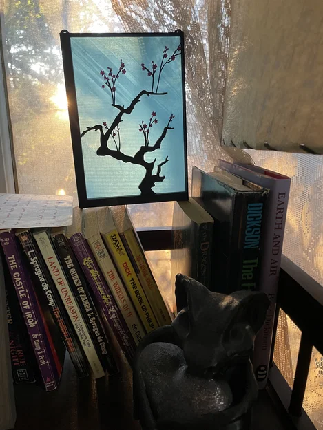 Tranh Cây Hoa Anh Đào Nhật Bản - Dạng Đứng - Image 1