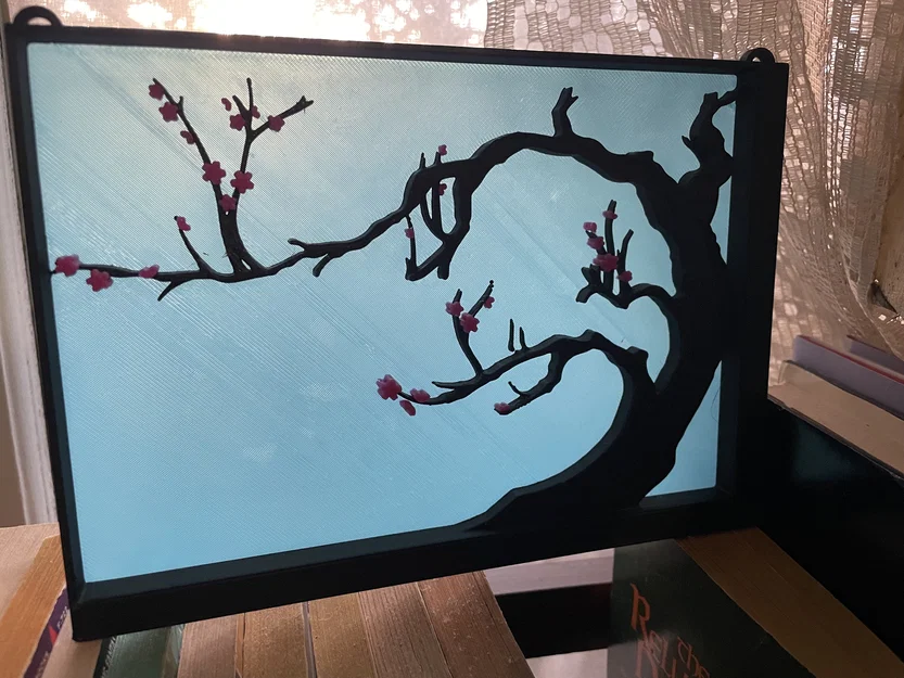 Tranh Hoa Anh Đào Nhật Bản - Dạng Ngang - Image 3