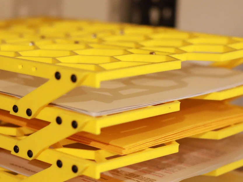 Khay Đựng Giấy A4 Hình Lục Giác - Thiết Kế Module - Image 2