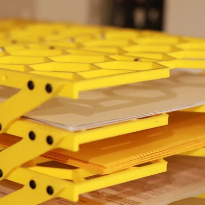 Khay Đựng Giấy A4 Hình Lục Giác - Thiết Kế Module