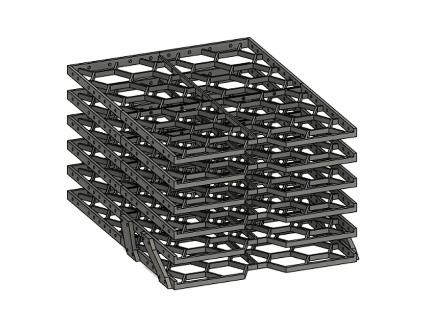 Khay Đựng Giấy A4 Hình Lục Giác - Thiết Kế Module - Image 11