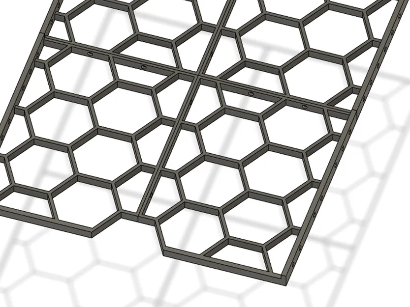 Khay Đựng Giấy A4 Hình Lục Giác - Thiết Kế Module - Image 18