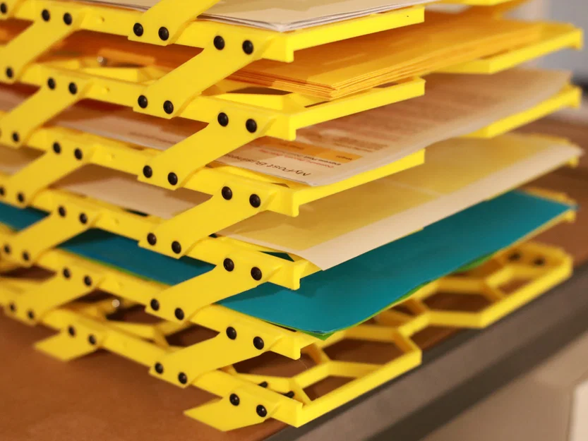 Khay Đựng Giấy A4 Hình Lục Giác - Thiết Kế Module - Image 23