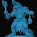 Mô hình Lizardfolk Barbarian - Thumbnail 1